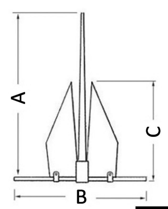 Ancora Lewmar LFX 3,2kg