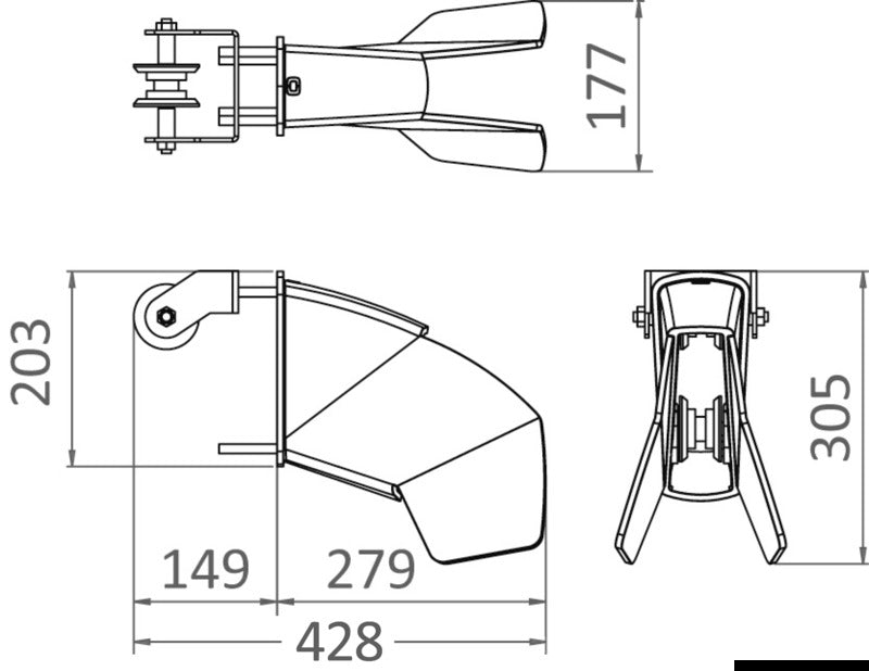 Musone per trefoil 10 kg con sistema di chiusura