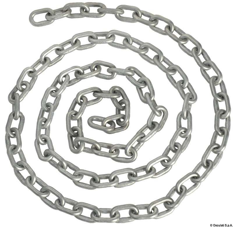 Catena zincata calibrata 10 mm ISO x 25 m