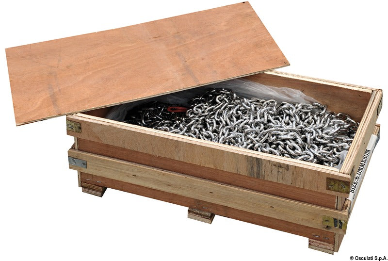 Catena zincata calibrata 10 mm ISO x 25 m