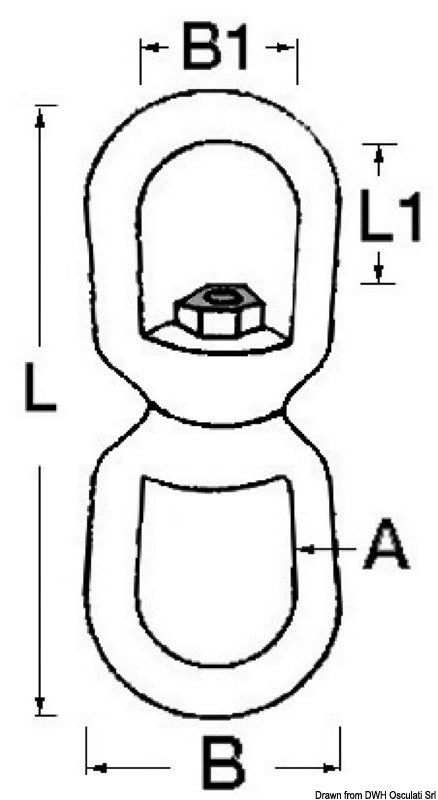 Girella zincata 19 mm