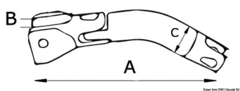 Giunto gira ancora Trimmer per catena 10/12 mm