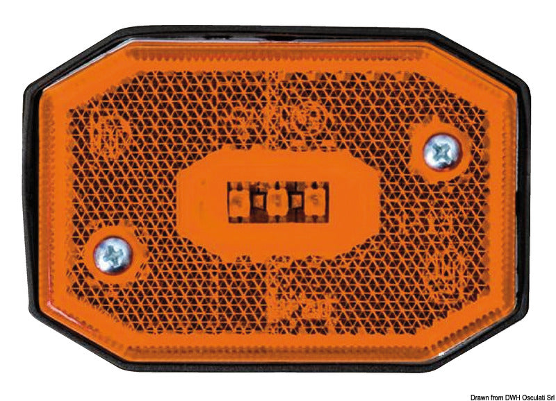 Fanale posizione LED laterale luce arancio