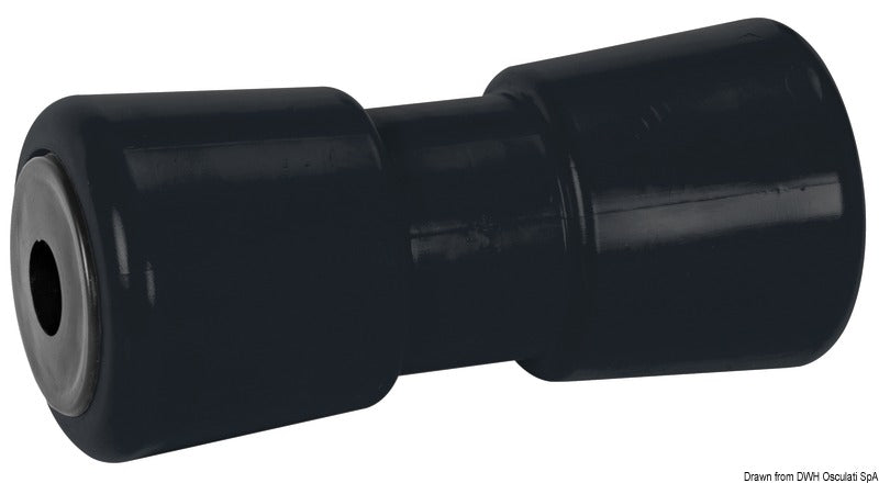 Rullo centrale nero 185 mm Ø foro 21 mm
