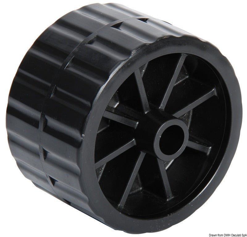 Rullo laterale nero 75 mm Ø foro mm 17