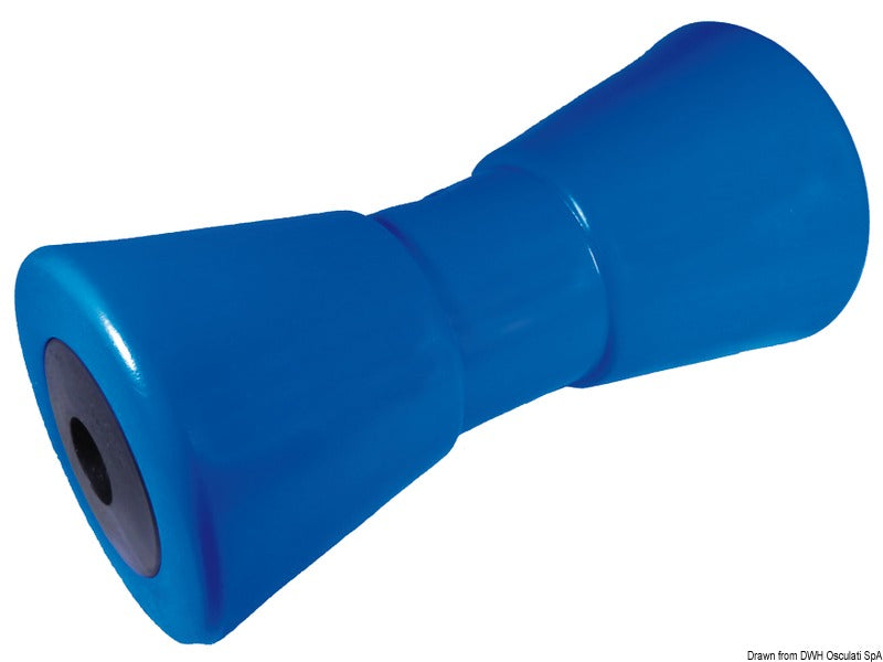 Rullo centrale blu 200 mm Ø foro 17 mm