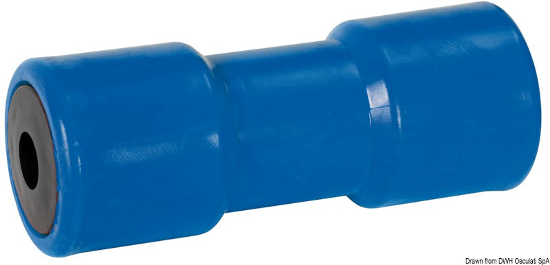 Rullo centrale blu 200 mm Ø foro 21 mm