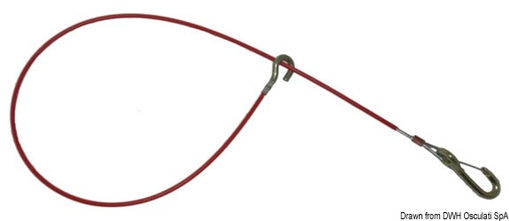 Fermo di sicurezza 950 mm Ø 3 mm