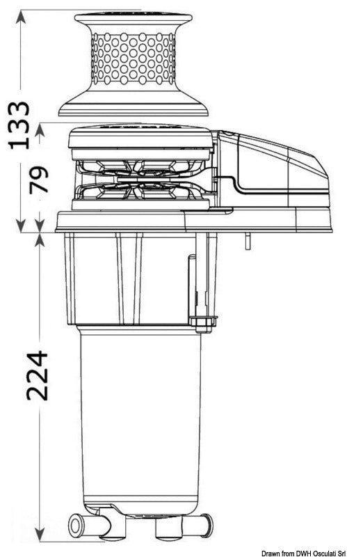 VX1L 12V 800W 6/7mm senza campana