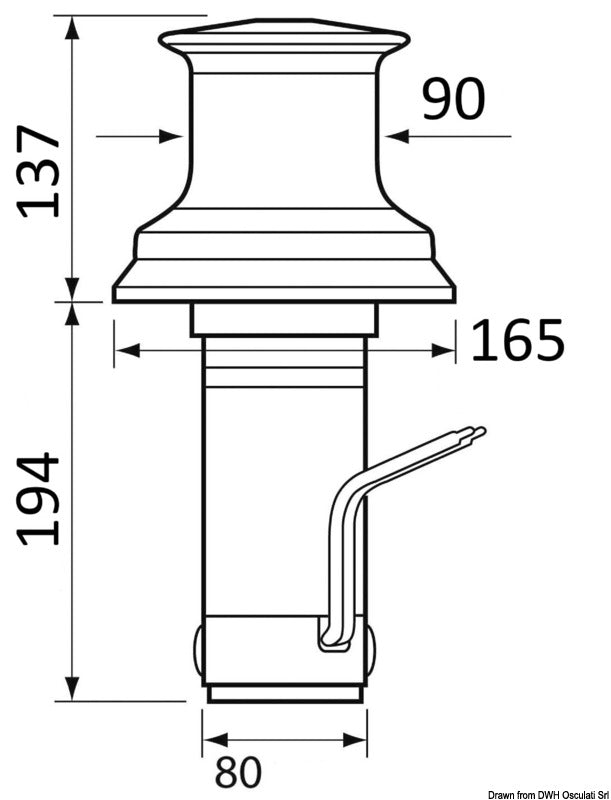 Verricello Lewmar Capstan C3 - 24 V