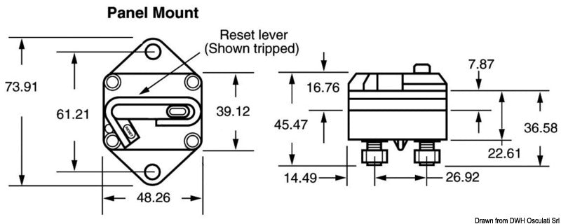 Termointerruttore da incasso 150 A