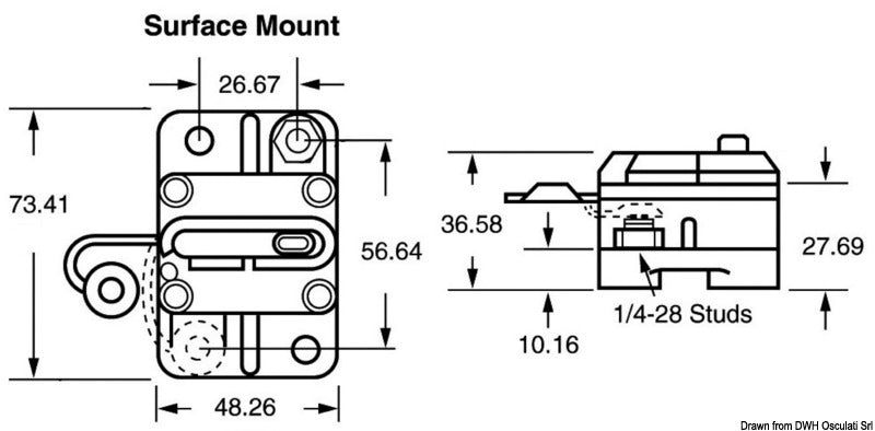 Termointerruttore esterno 150 A