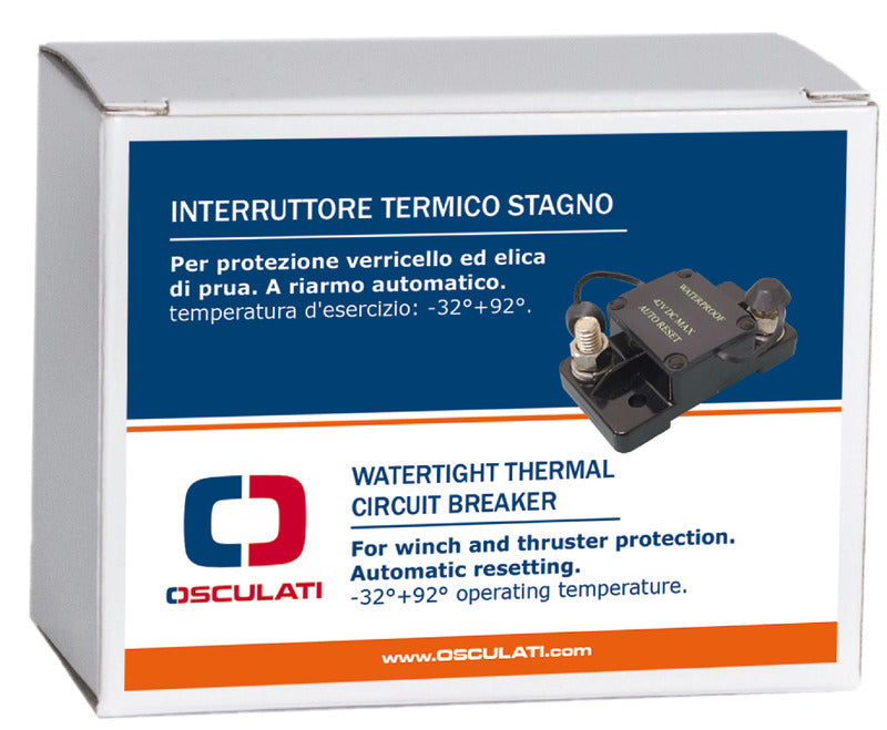 Interruttore termico stagno con riarmo aut.  120 A