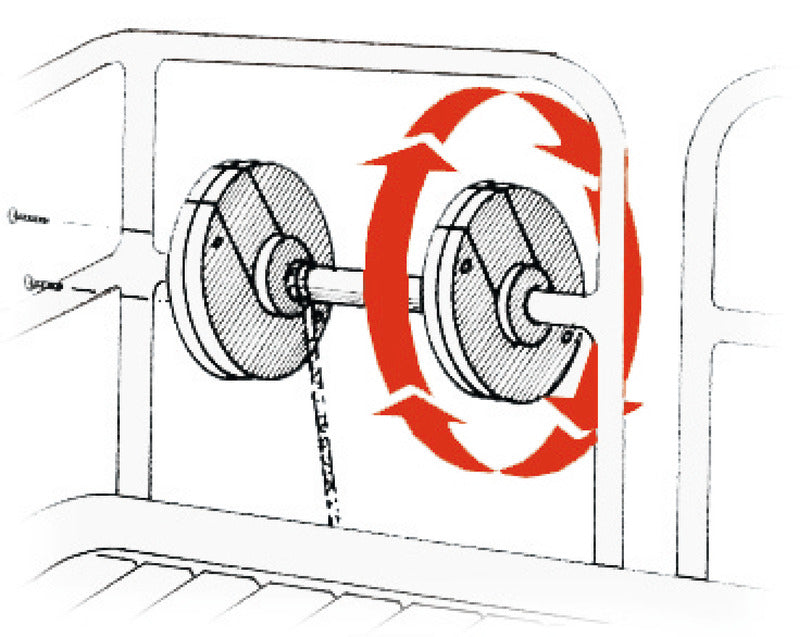 Tamburo avvolgicima in plastica