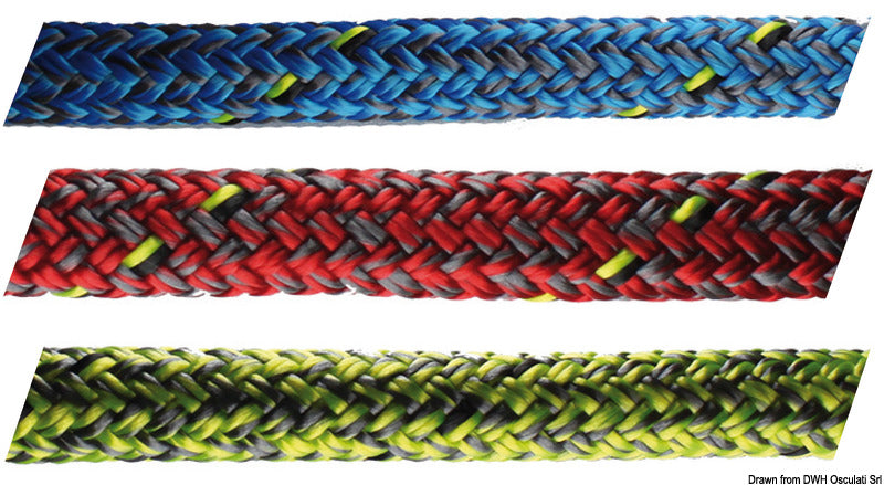 Drizza e scotta Marlow D2 Racing 78 blu 12 mm