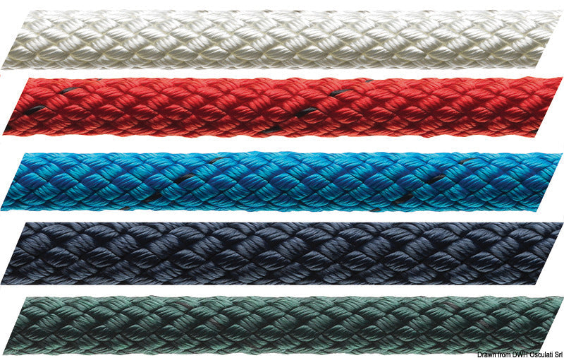 Cima Marlow braid 8 mm blu al taglio