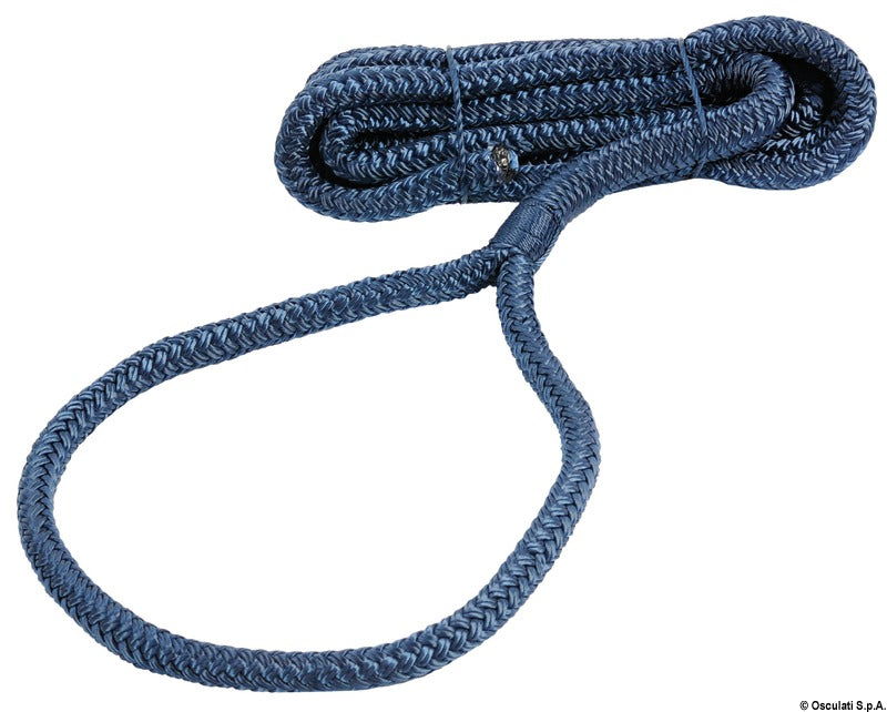 Cima per parabordi impiombata 1,5 m bianca Ø 6 mm