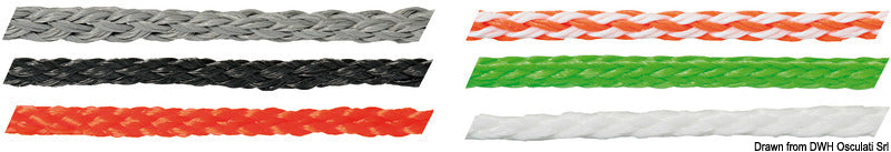 Copia del Treccia levilene 8 mm arancio