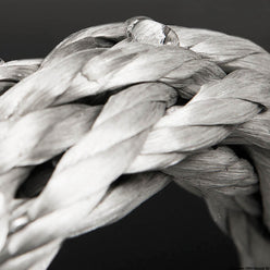 Treccia Oblix scalzata 6 mm grigio