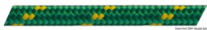 Doppia treccia gialla mm 14