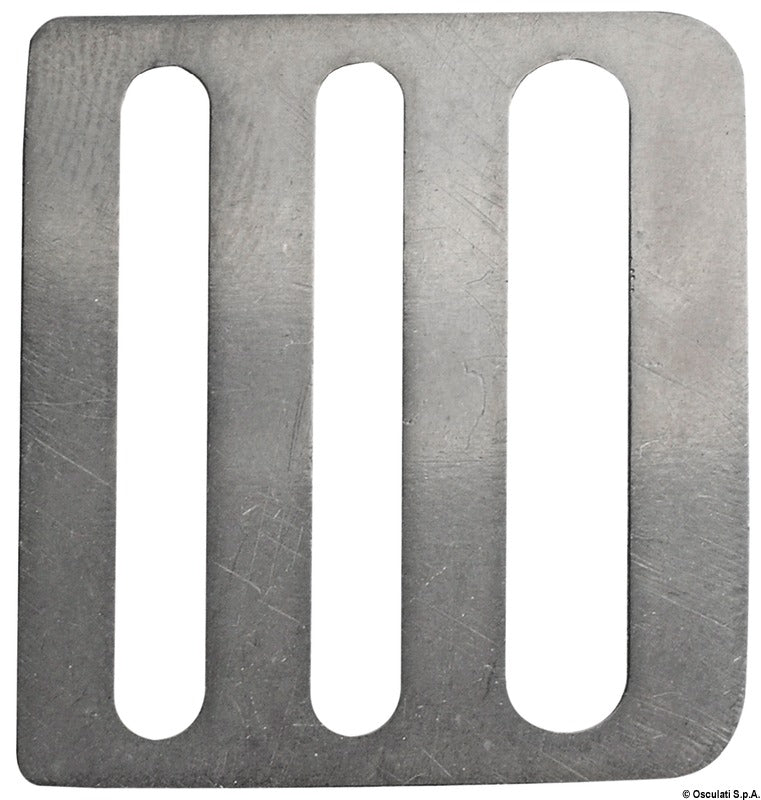 Fibbia inox 3 passaggi mm 40