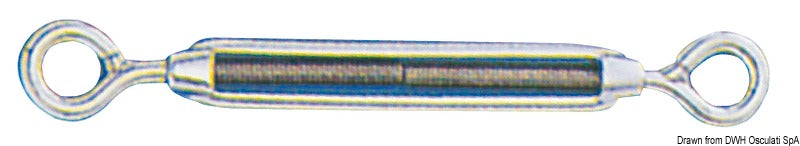 Tenditore inox 2 occhi 5 mm