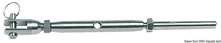 Tenditore inox a pressare 8 mm