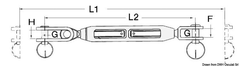 Forcella fissa dx 1/4