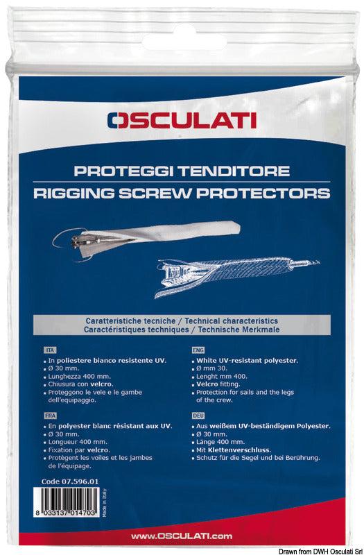 Copri tenditore bianco 50 mm