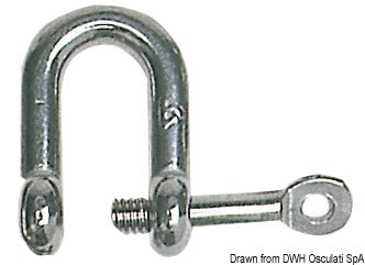 Grillo inox a U asse imperdibile 6 mm