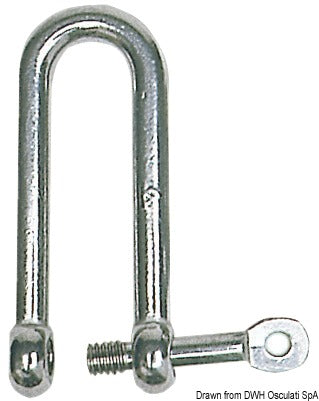 Grillo inox lungo asse imperdibile 6 mm