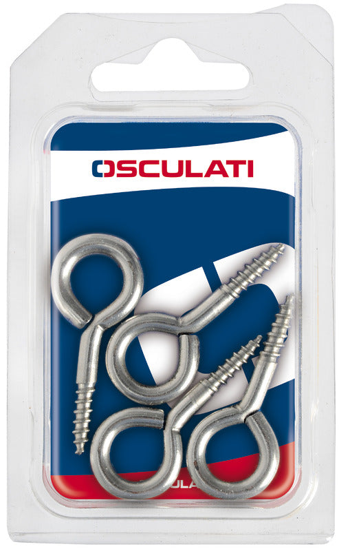 Occhioli inox vite 17 x 35 mm (blister 12 pz)