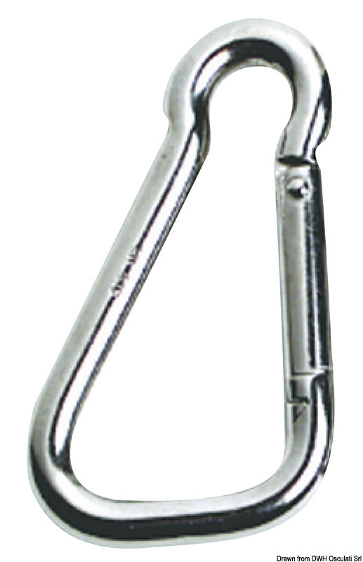 Moschettone inox grande 14 mm