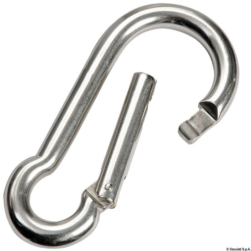 Moschettone inox senza sporgenza 5 mm