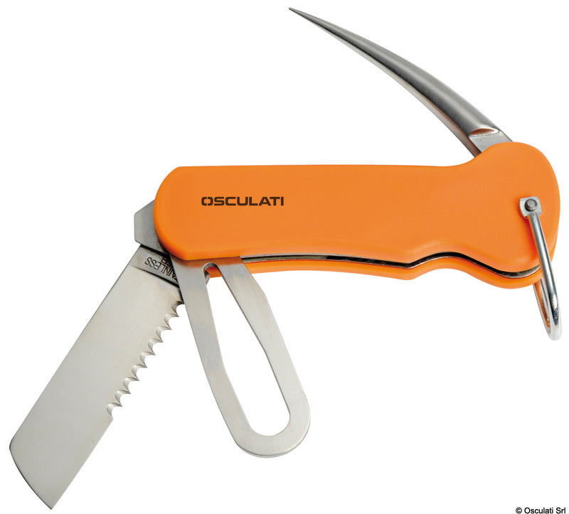 Coltello da mare manico blu