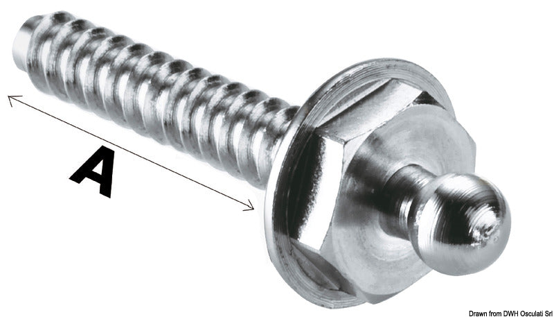 Bottone maschio Loxx vite autofilettante