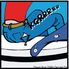 Bottone automatico Perfix blu