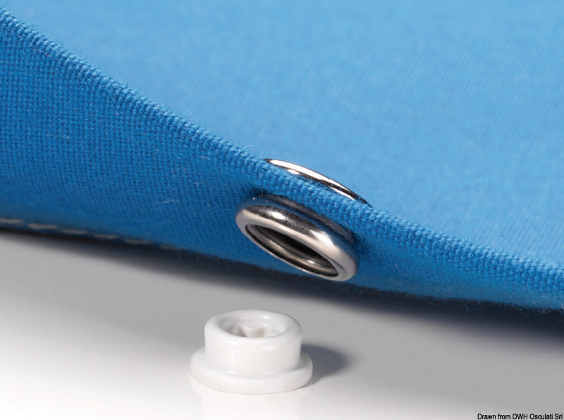 Bottoni universali CAF-COMPO bianco filetto corto