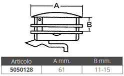 ALZAPAGLIOLO IN NYLON BIANCO