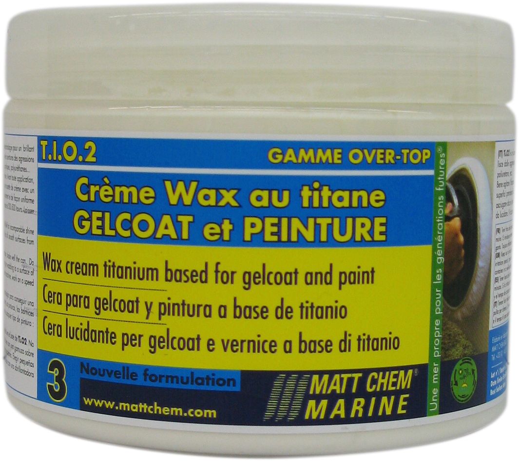 TI.02 - Crema cerante a base di titanio per gelcoat e vernici