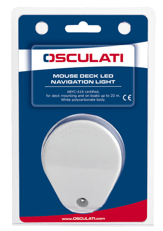 Fanale di via Mouse Deck bicolore corpo ABS bianco