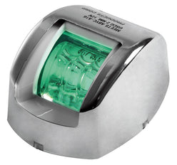 Fanale di via Mouse verde corpo inox