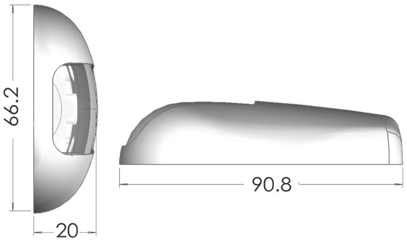 Fanale LED Sea-Dog SX 20 m parete
