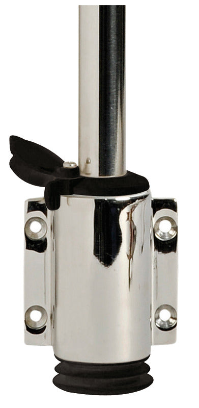 Asta led 100 cm estraibile fanale plastica nera