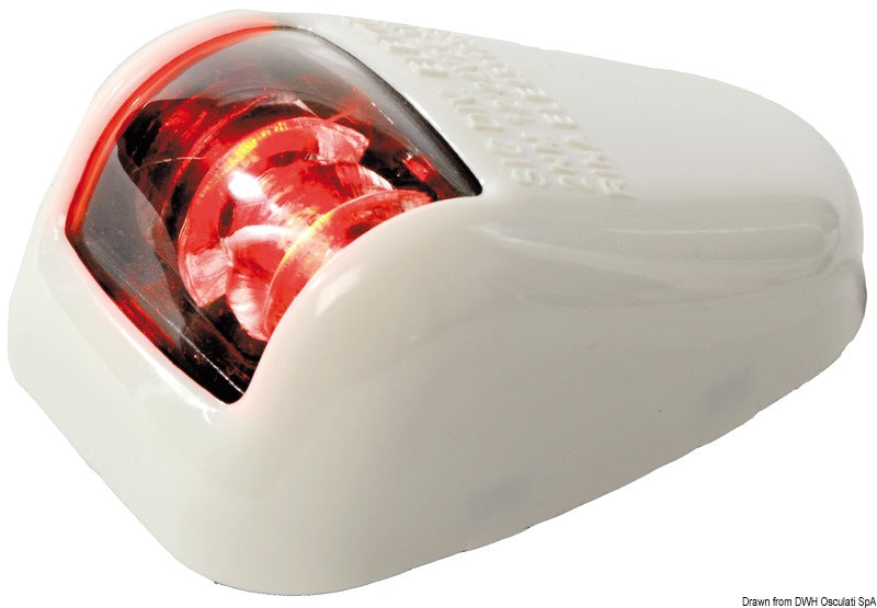 Fanale bianco rosso 112° Orions