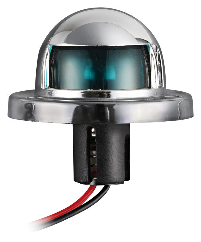 Fanalino ABS cromato verde 112°