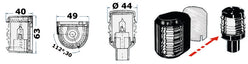 Lampadina 12 V BA9S 0,9 W 61 lm