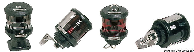 Fanale DHR rosso 360° 25 W