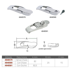 CHIUSURA INOX 316 CON CHIAVE