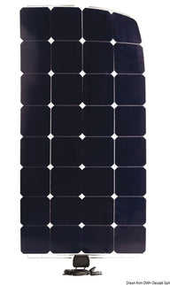 Pannello Solare Enecom SunPower 120 Wp 1230x546 mm